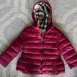 2T Burberry Down Feather Jacket